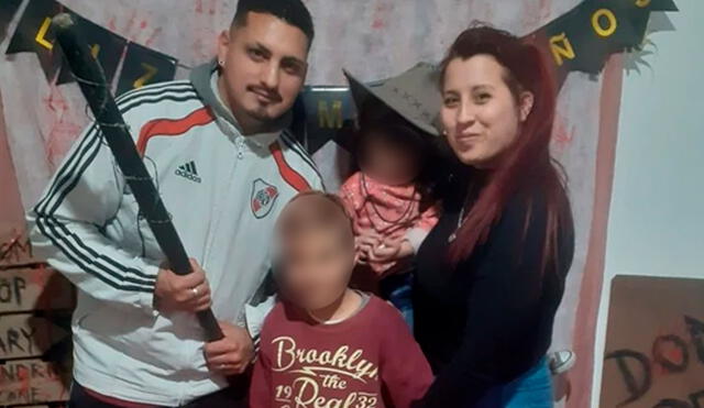La pareja Denis Ramírez (29) y Sabrina Roldán (28), junto con sus hijos Lion (9) y Catalina (2), murieron en un accidente rumbo a Corrientes. Foto: Clarín
