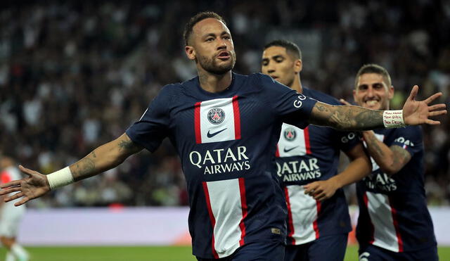 Neymar fue la figura de la goleada y lleva tres goles en la presente temporada de la Ligue 1. Foto: PSG