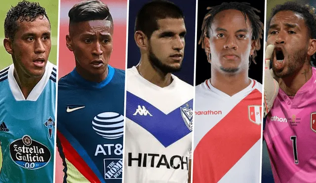 Conoce el top 5 de los jugadores peruanos mejor valorizados por Transfermarkt. Foto: composición de Fabrizio Oviedo/La República