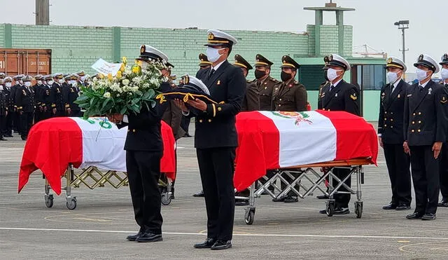 Cuerpos de militares asesinados en el Vraem llegaron a Lima. Foto: Giuliana Castillo/ URPI-LR