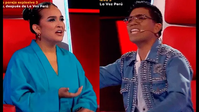 Christian Yaipén y Daniela Darcourt tuvieron un altercado en "La voz Perú". Foto: composición LR/Latina