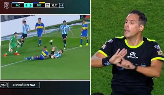 El Boca Juniors vs. Racing terminó 0-0 por la polémica decisión de Rapallini. Foto: captura de ESPN