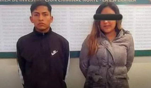 Pareja fue detenida por inmediaciones de la prolongación Unión de Trujillo. Foto: PNP