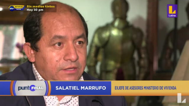 Salatiel Marrufo trabajó durante el 2019 con José Medina, alcalde de Anguía. Foto: captura de Punto final