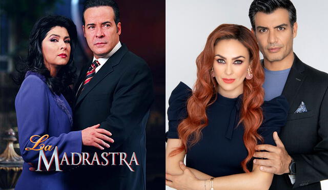 Aracely Arámbula y Andrés Palacios tomarán los papeles de Victoria Ruffo y César Évora. Foto: composición/Televisa