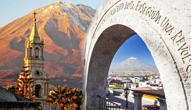 Arequipa es conocida desde hace años como la Ciudad Blanca y la Ciudad del Eterno Cielo Azul. Foto: composición LR/Happy Low Cost/Experiencias&viajes