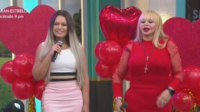 La exvedette Susy Díaz y su hija Florcita Polo pasaron un buen momento en "América hoy". Foto: captura América TV.