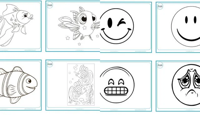 Dibujos Para Niños  Dibujar y Colorear dibujos fáciles para niños pequeños  