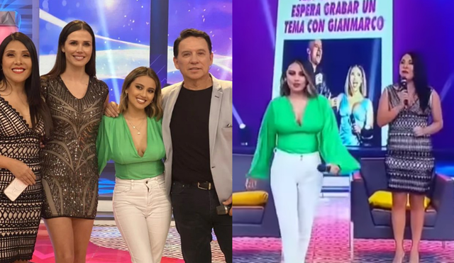 Amy Gutierrez pidió que se "normalice la regla", tras su 'percance'. Foto: captura de América TV