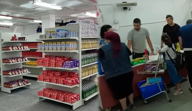 El supermercado funciona gracias a la ayuda de voluntarios y donaciones de dinero y productos. Foto: Composición/LR/ YouTube Un bacari suelto en Israel/Archivo personal Osher y Shani