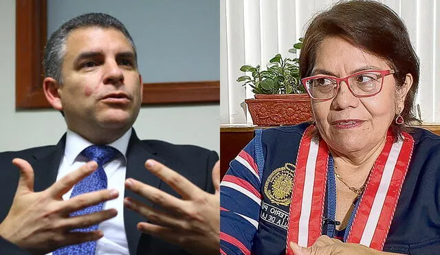 El fiscal Rafael Vela respaldó la labor de la fiscal de la Nación, Patricia Benavides. Foto: composición LR