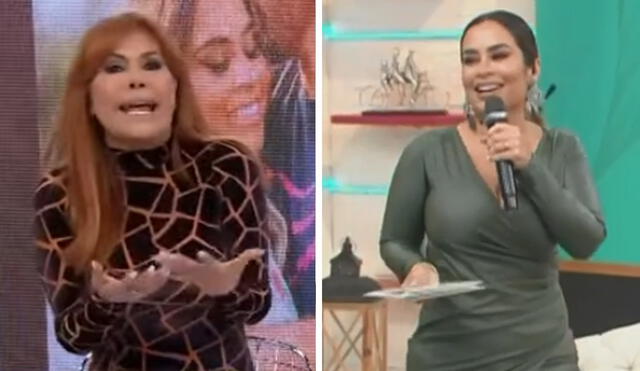 La popular 'Urraca' criticó a Ethel Pozo por seguir revelando más detalles acerca de su boda. Foto: composición LR/captura de ATV/América TV