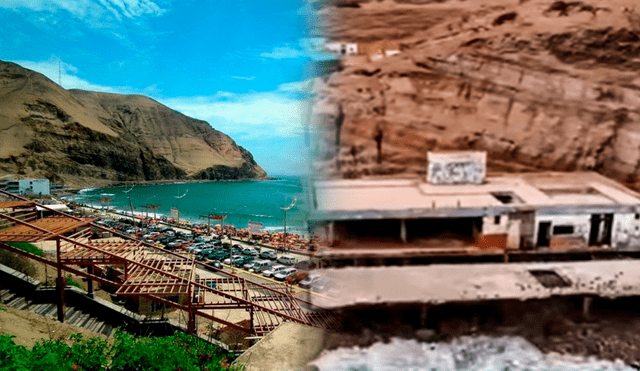 La playa La Herradura albergó el club Samoa, restaurantes y hoteles de lujo. Foto: composición LR/captura América TV/De Aventura