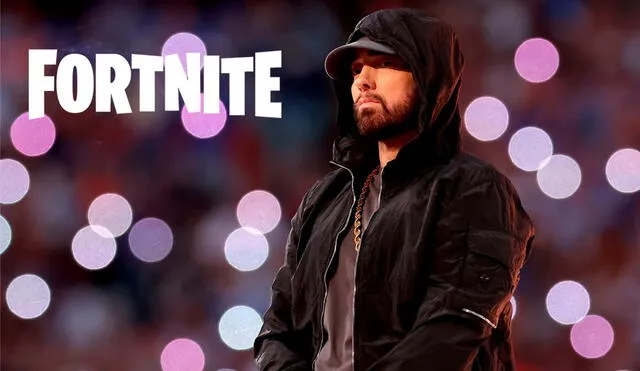 Las canciones de Eminem se escucharán en Fortnite a través de Icon Radio Station. Foto: GQ México - composición La República