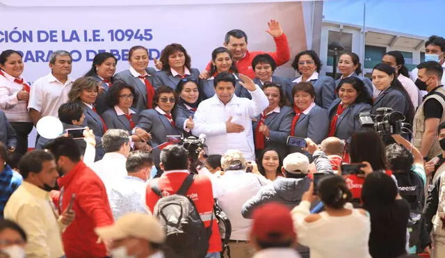 El presidente del Perú, Pedro Castillo, calificó como "adversa" la situación política que atraviesa su Gobierno. Foto: Clinton Medina/La República