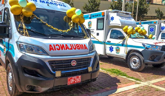 Las 4 modernas ambulancias se encuentran totalmente equipadas: 3 de ellas son rurales y una urbana. Foto: MDA
