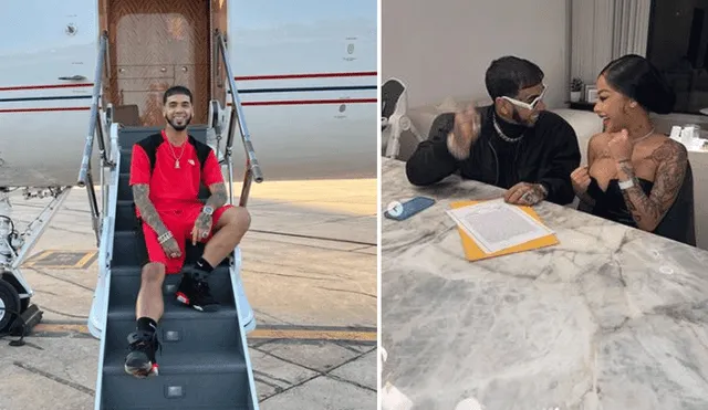 Anuel AA y Yailin la más viral habría firmado acuerdo prenupcial. Foto: composición LR/@AnuelAA/Instagram