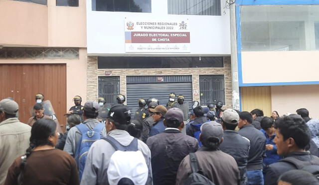 La protesta inició el miércoles 17 de agosto. Foto: Cajamarca Noticiosa
