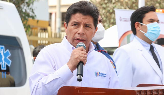 El presidente Pedro Castillo no respondió por los cuestionamientos de su entorno presidencial. Foto: Presidencia