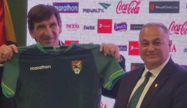 El entrenador argentino firmó contrato con los bolivianos para el Mundial 2026. Foto: Tigo Sports