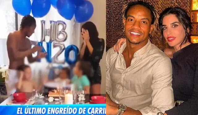André Carrillo y su esposa Suhaila Jad celebraron el cumpleaños de su hijo. Foto: captura América TV / Instagram / Suhaila Jad