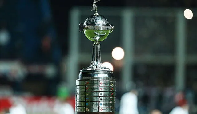 Trofeo de la Copa Libertadores. Foto: Conmebol