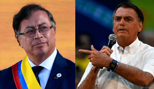 “Colombia era un país correcto en sus derechos", expresó Jair Bolsonaro. Foto: composición LR/AFP