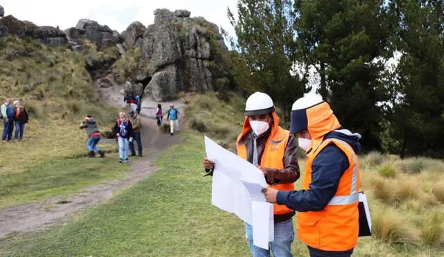Los trabajos en Cumbemayo tienen un plazo de ejecución de 75 días. Foto: DDC Cajamarca