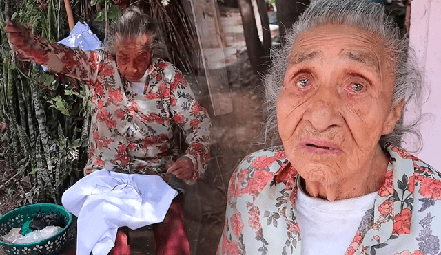 Isabel Méndez tiene 97 años y vive sola en una casa en México. Foto: composición LR/ @JaimeTorralTv/TikTok