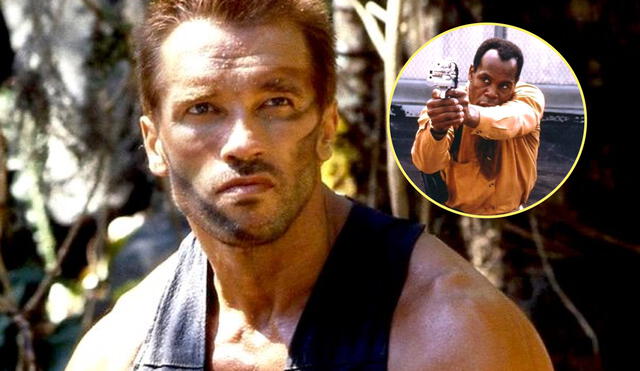 "Depredador 2" ya no se enfocó en 'Dutch', el papel de Arnold Schwarzenegger, sino en el teniente Mike (Danny Glover). Foto: composición LR/20 th century fox/ IMDb