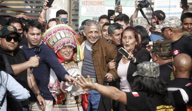 Antauro Humala salió en libertad tras permanecer recluido por más de 17 años. Foto: Antonio Melgarejo/ La República