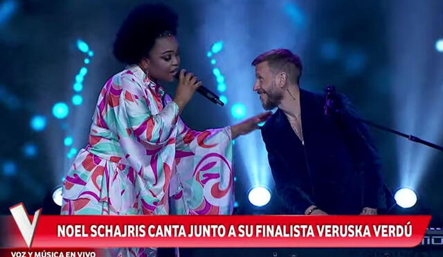 Noel Schajris y Veruska cantaron "Momentos". Video: captura Latina