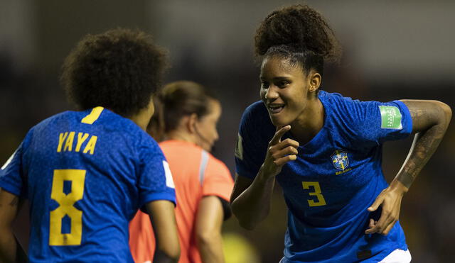 La selección colombiana enfrentará a la brasileña por un tique a la semifinal. Foto: selección femenina de fútbol