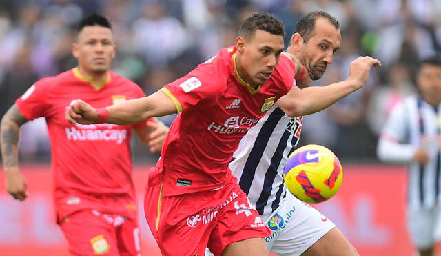 Alianza Lima se mide ante Sport Huancayo en Matute. Foto: Liga 1