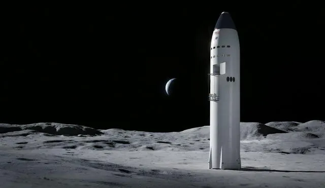 El programa Artemis de la NASA tiene como objetivo que el ser humano vuelva a pisar la Luna después de 5 décadas. Foto: Space X