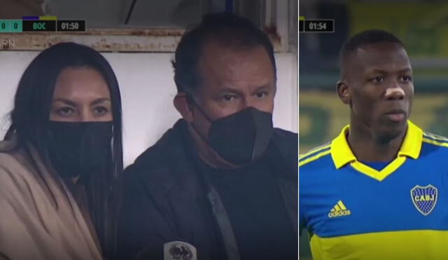 Reynoso en el Defensa vs. Boca. Foto: captura ESPN