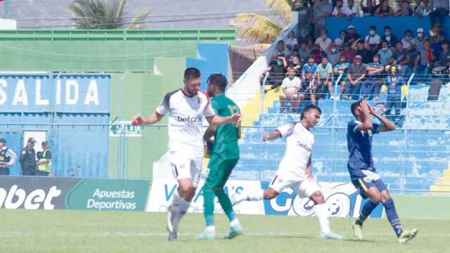 Triunfazo. Melgar dominó el partido. Anularon un gol a Cuesta en el minuto 70. Foto: Liga 1