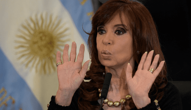Cristina Fernández de Kirchner, vicepresidenta de Argentina. Foto: AFP