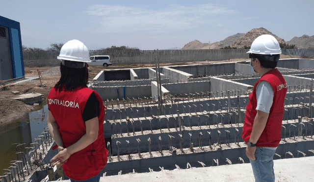 La Contraloría supervisó la obra de saneamiento de los 12 pueblos jóvenes. Foto: Contraloría