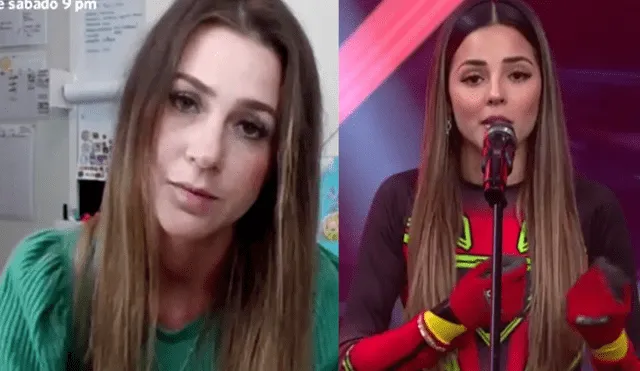 Ducelia Echevaría aclaró si Luciana Fuster fue quien le sopló. Foto: composición LR/captura de América TV