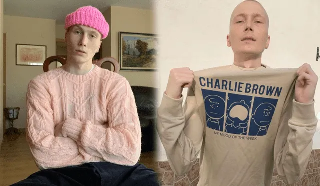 Charlie, de 20 años de edad, contaba a través de las redes sociales su experiencia con el cáncer. Foto: composición LR/Instagram/@Charrliiieeeee