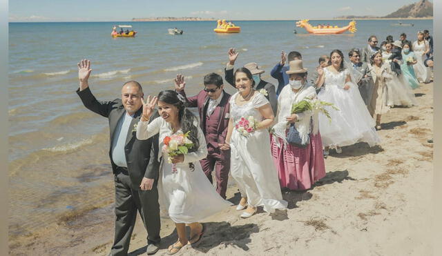 Parejas escogieron este bello paraje para casarse. Foto: Distrito de Ácora