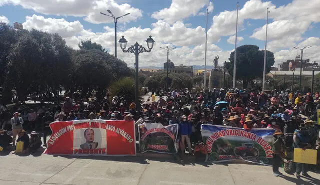 Huelga indefinida se coordinó previa reunión entre comunidades. Foto: Cortesía