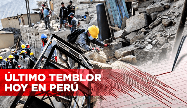 Los últimos temblores en Lima y provincias del día de hoy, 24 de agosto. Foto: composición LR