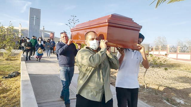 Distrito. Cenizas fueron enterradas en cementerio de Inclán. Foto: La República