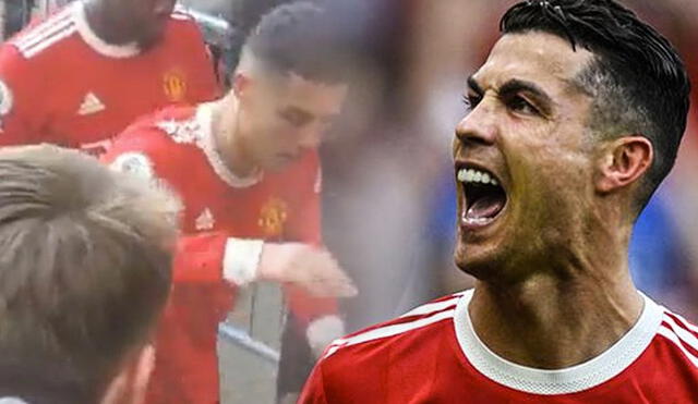 Cristiano Ronaldo afronta su segunda etapa con la camiseta del Manchester United. Foto: composición LR/Twitter/AFP