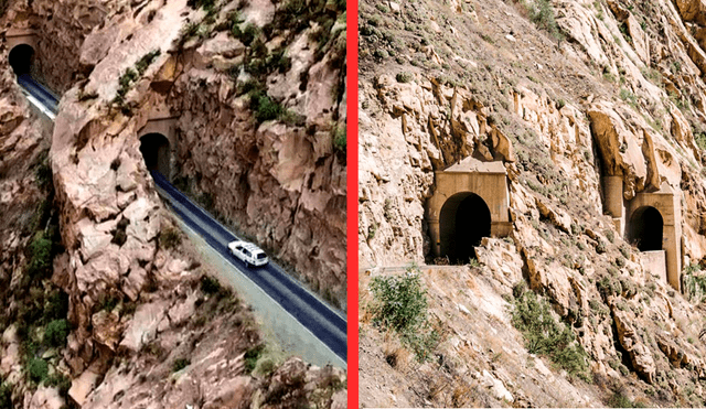 El Cañón del Pato es considerada por History Channel como una de las carreteras más peligrosas del mundo. Foto: composición LR/Youtube/CuestaSeren.pe