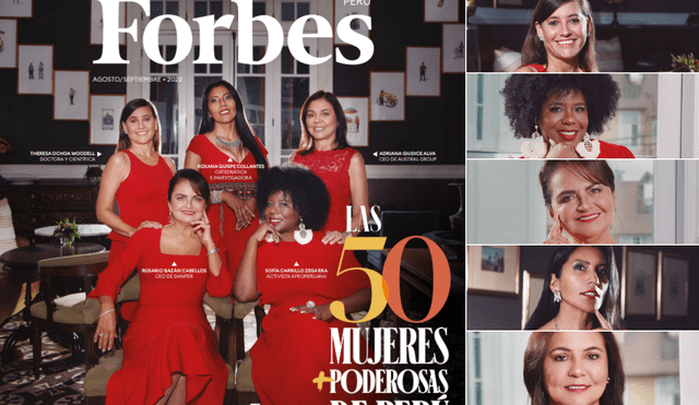 Las mujeres de esta edición son influyentes en sus áreas. Foto: composición LR/Forbes Perú