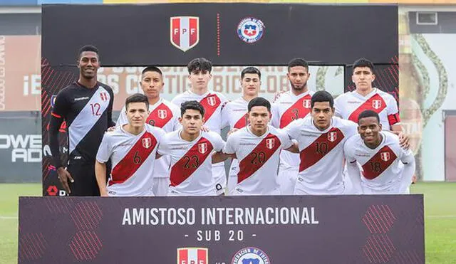 La selección peruana Sub-20 se prepara para el Sudamericano de 2023. Foto: FPF