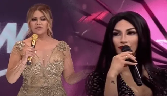 Allison Pastor protagonizó un tenso momento con Gisela Valcárcel en el reality "Reinas del show". Foto: composición LR/América TV